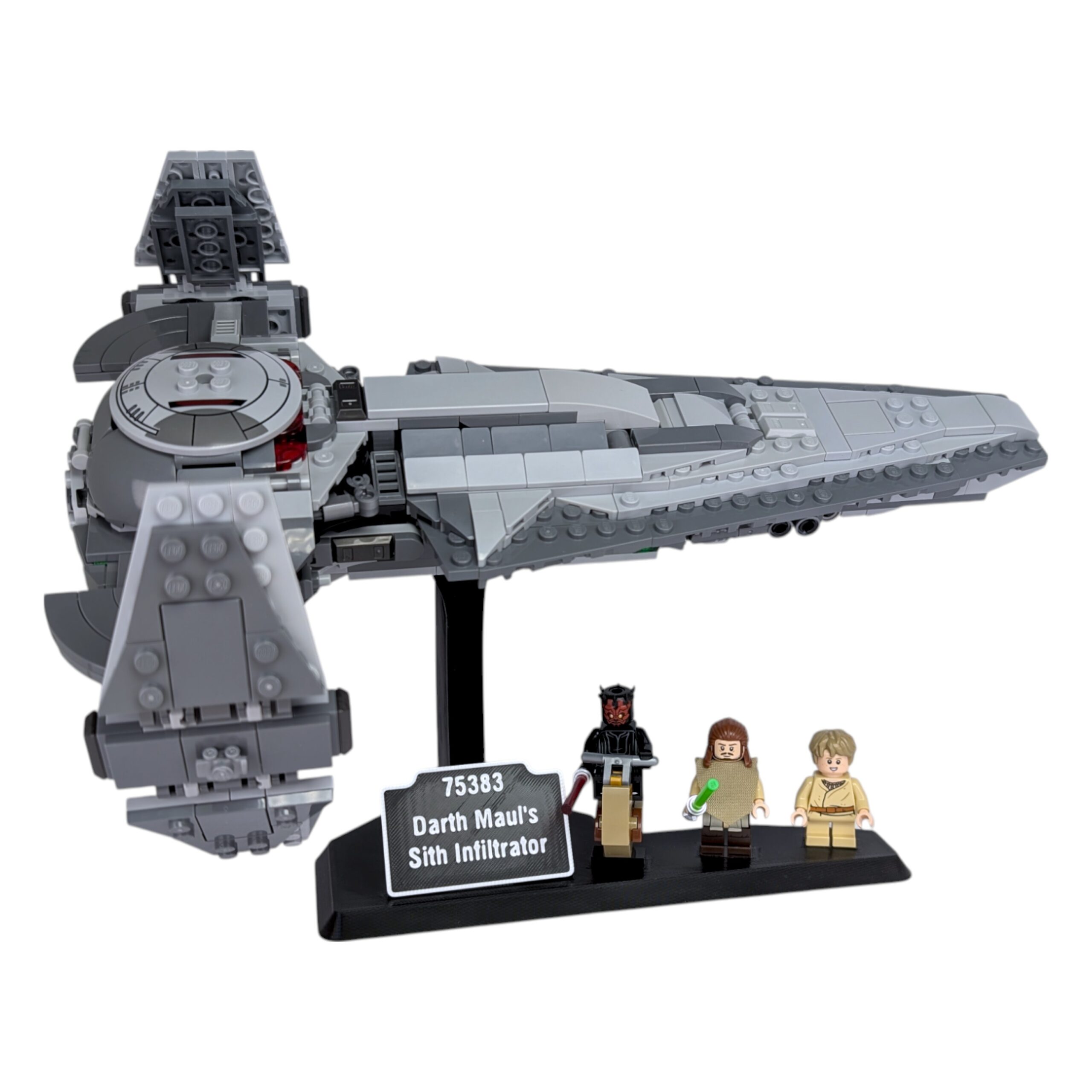 Soporte Expositor para LEGO® Star Wars Darth Maul's Sith Infiltrator (Set 75383) - Imagen 6