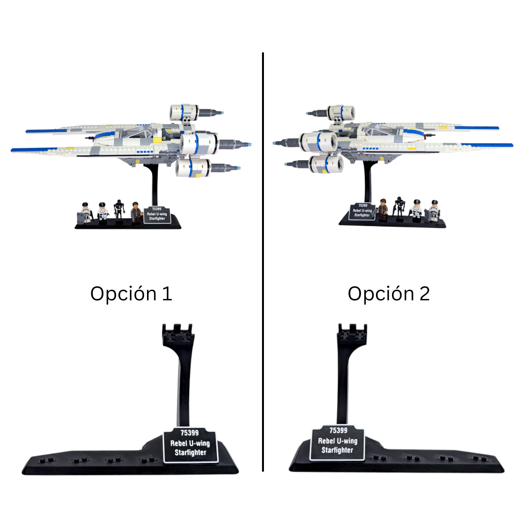 Soporte Expositor para LEGO® Star Wars Rebel U-wing Starfighter (Set 75399) - Imagen 5