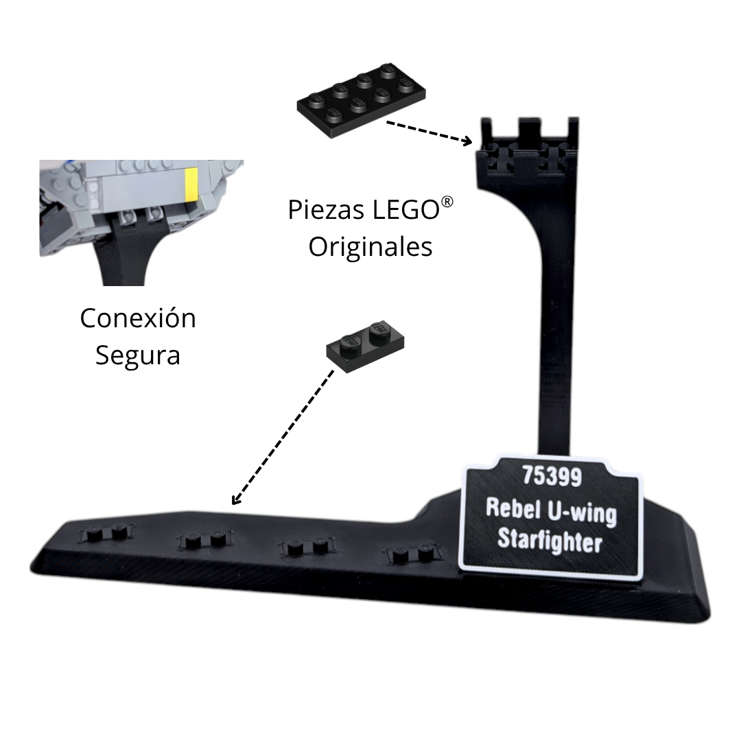 Soporte Expositor para LEGO® Star Wars Rebel U-wing Starfighter (Set 75399) - Imagen 4