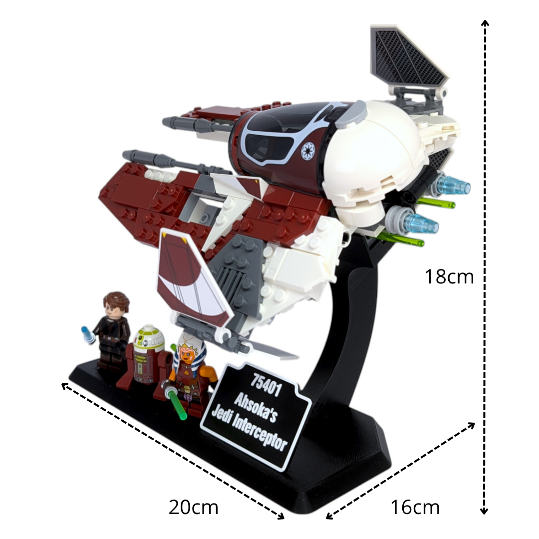 Soporte Expositor para LEGO® Star Wars Ahsoka's Jedi Interceptor (Set 75401) - Imagen 2