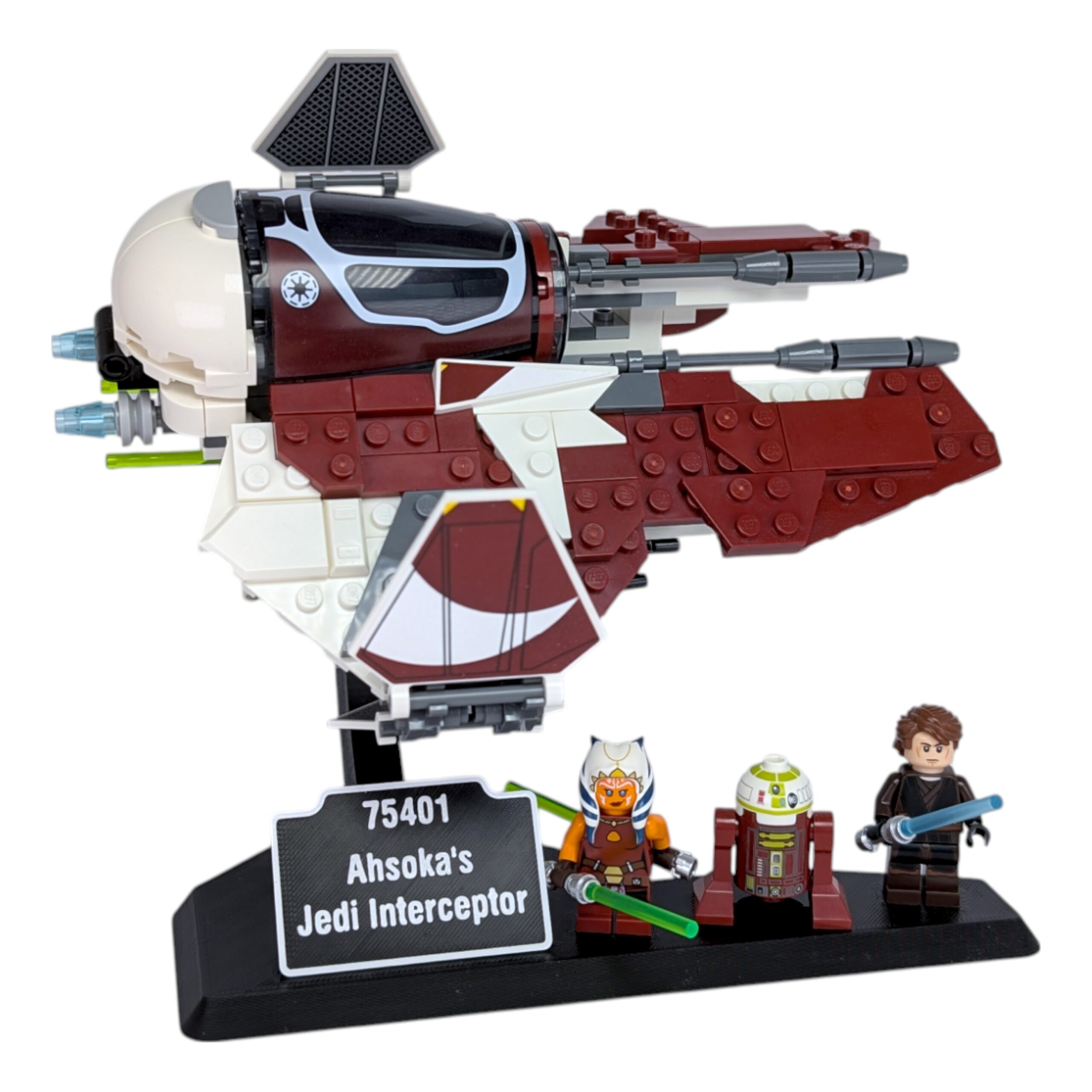 Soporte Expositor para LEGO® Star Wars Ahsoka's Jedi Interceptor (Set 75401) - Imagen 6