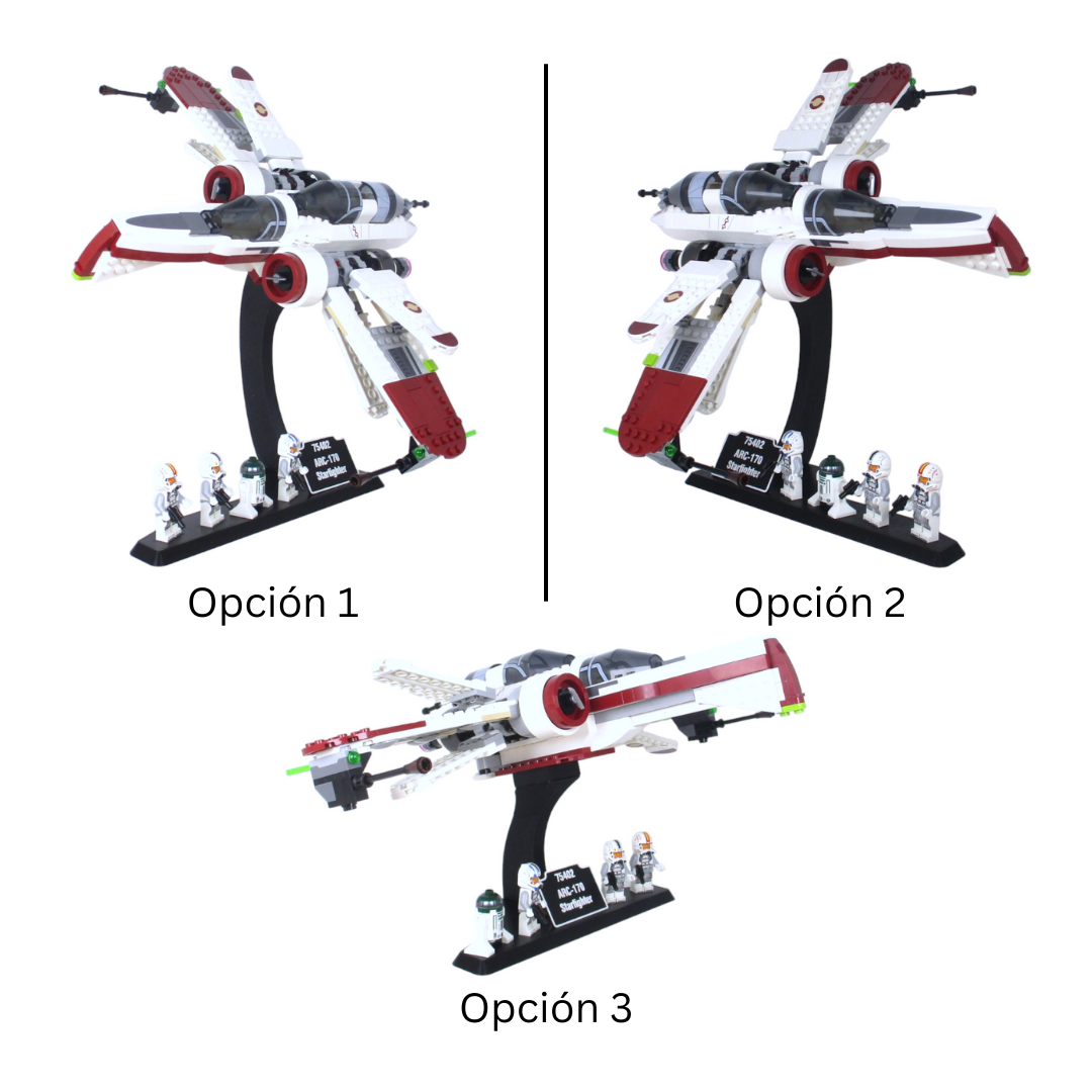 Soporte Expositor para LEGO® Star Wars ARC-170 (Set 75402) - Imagen 2