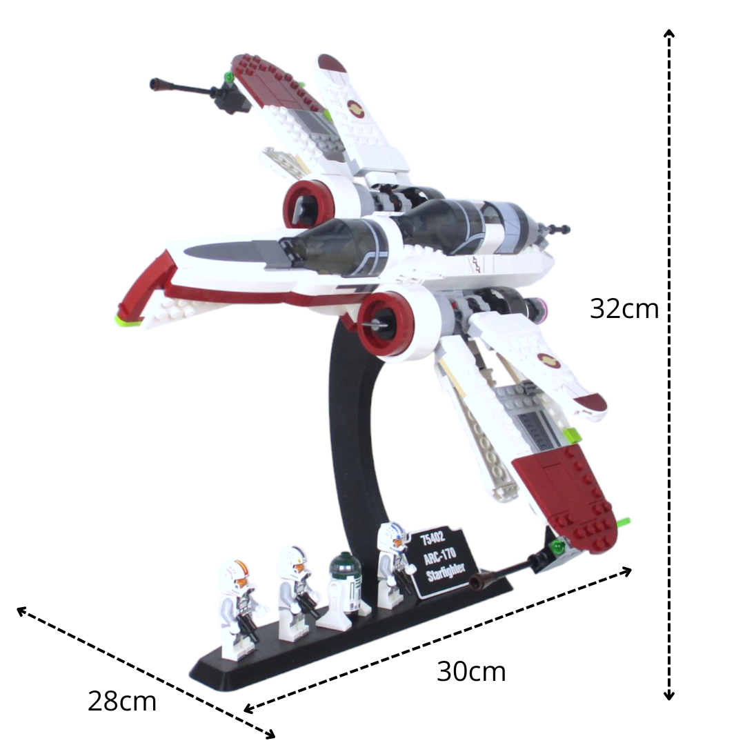 Soporte Expositor para LEGO® Star Wars ARC-170 (Set 75402) - Imagen 4