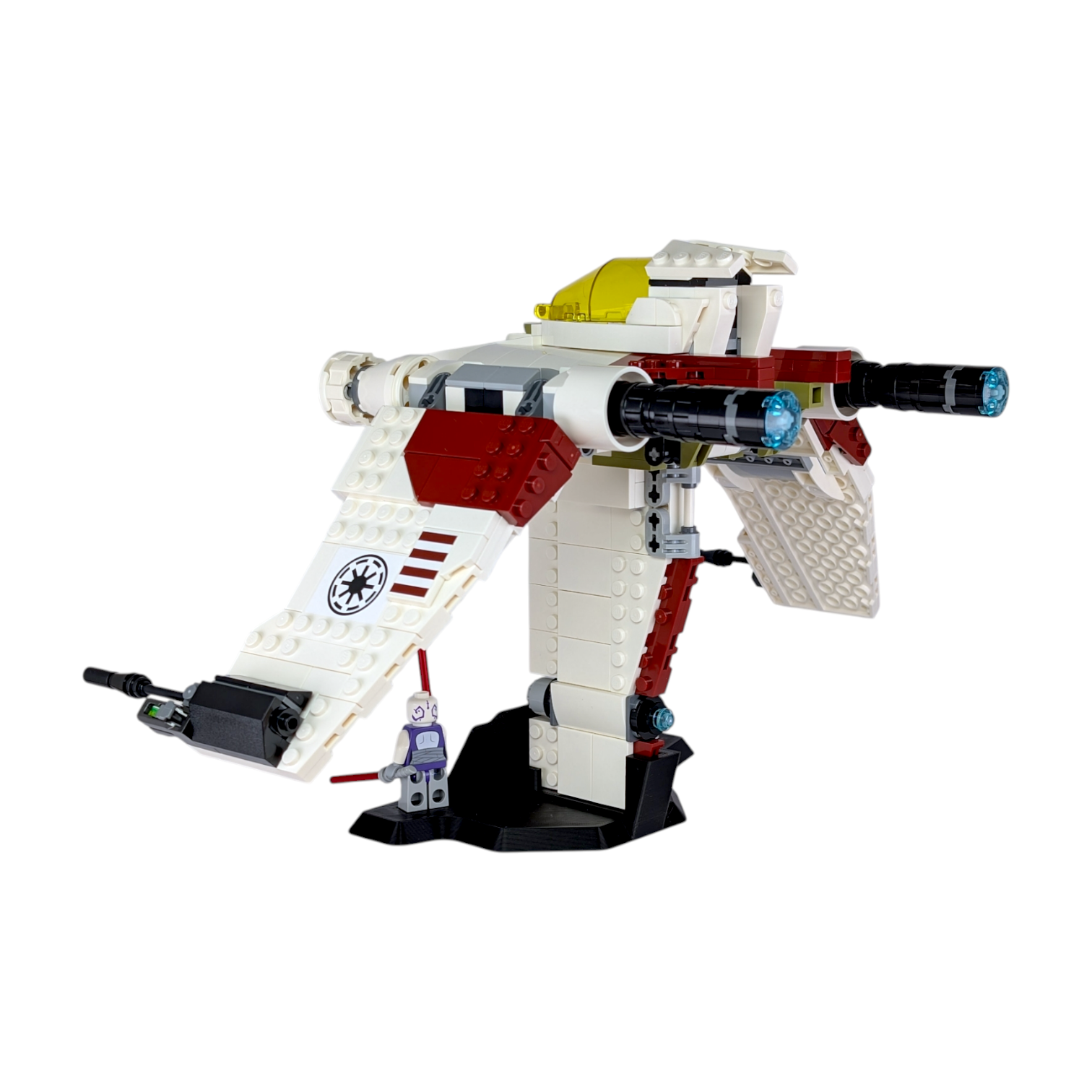Soporte Expositor para LEGO® Star Wars V-19 Torrent Starfighter (Set 75432) - Imagen 5