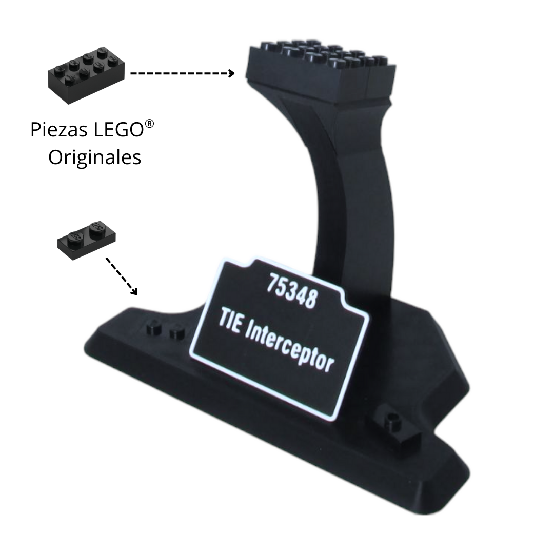 Soporte Expositor para LEGO® Star Wars TIE Interceptor (Set 75348) - Imagen 3