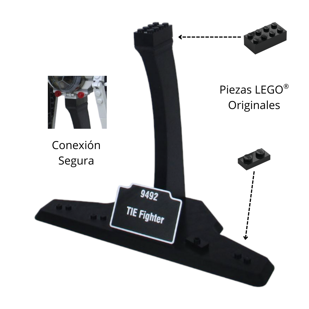 Soporte Expositor para LEGO® Star Wars TIE Fighter (Set 9492) - Imagen 3
